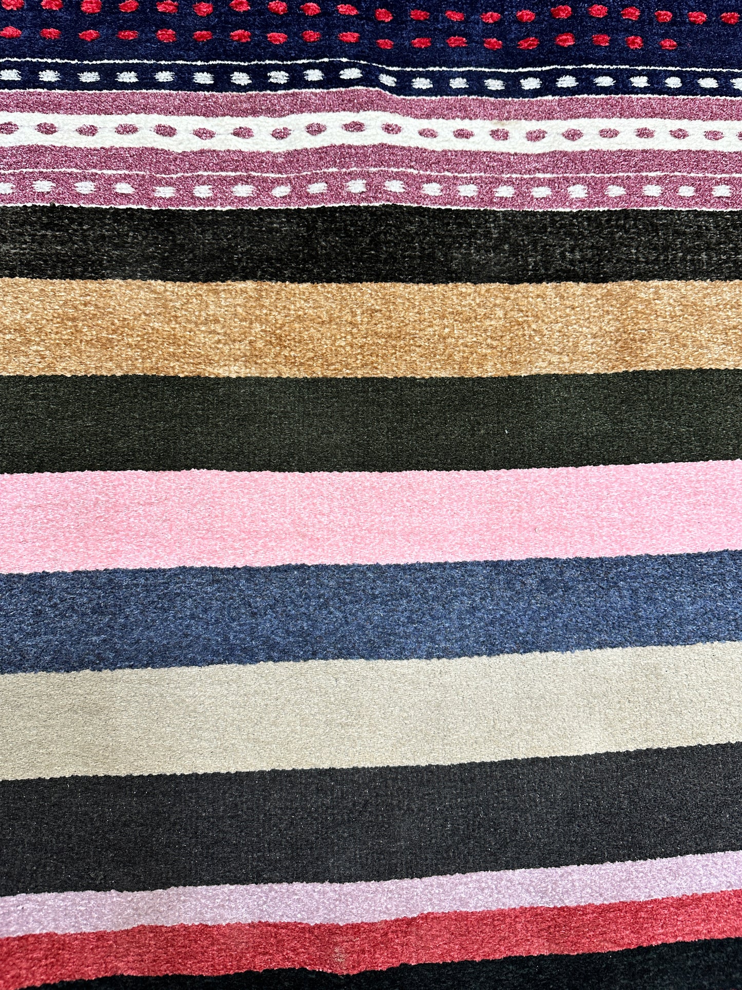 4×6 Ft Handmade Khaddi Darri Rug – Lightweight Multicolor Striped Flatweave