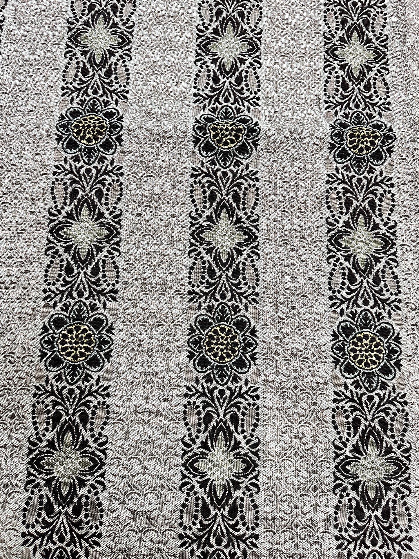 Classic Maroon Multani Bedsheet – Central Stripe Pattern