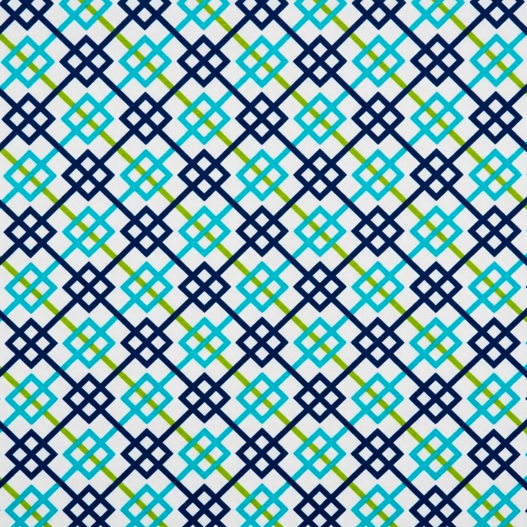 Aqua Floral Fusion Soft Cotton Printed Bedsheet Set
