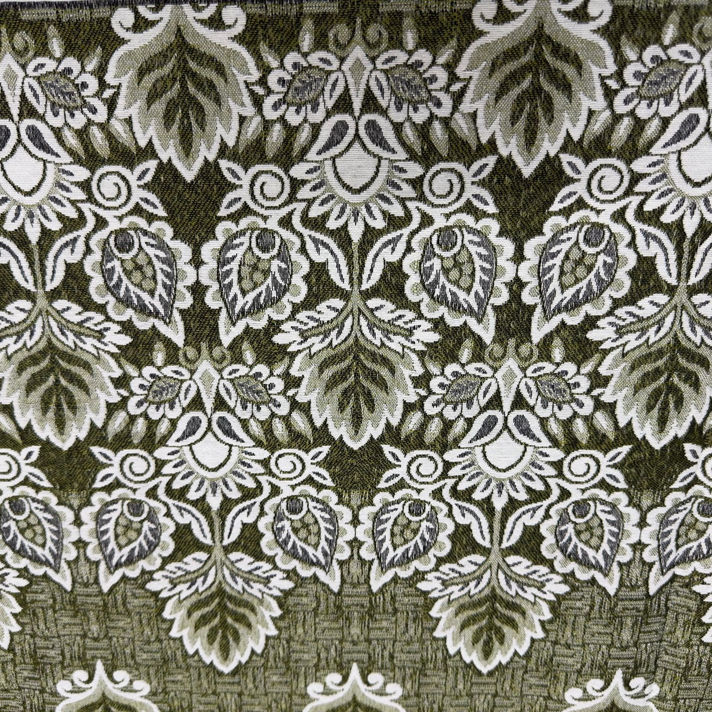Mehndi Green Diamond Motif Multani Bedsheet Set