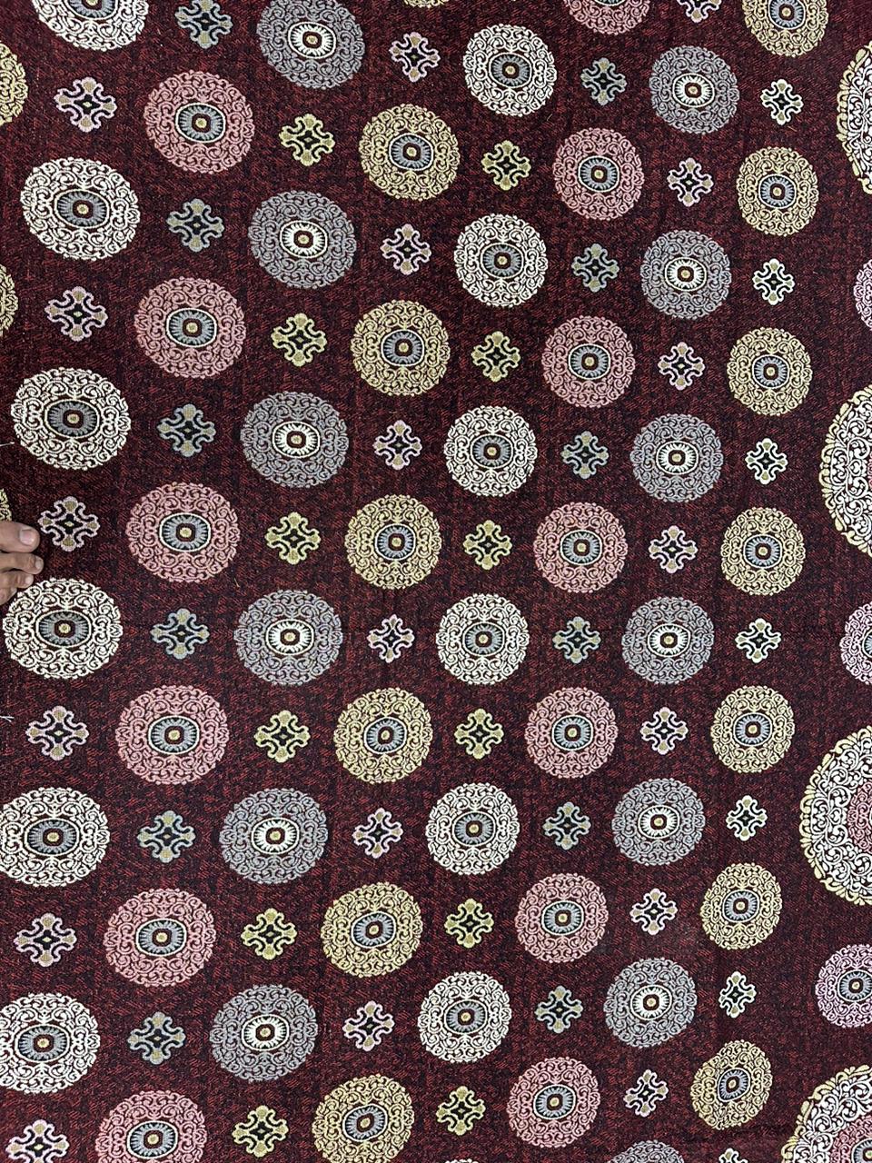 Traditional Multani Jazem – 9×10 Ft – Classic Circular Motif Design