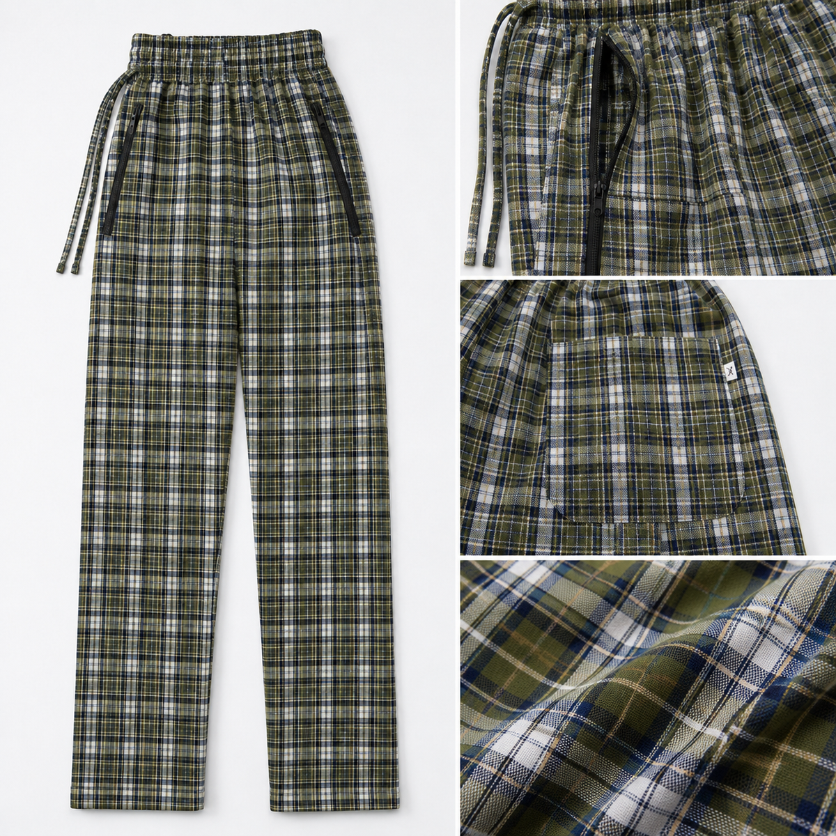 Zip Pockets Trousers