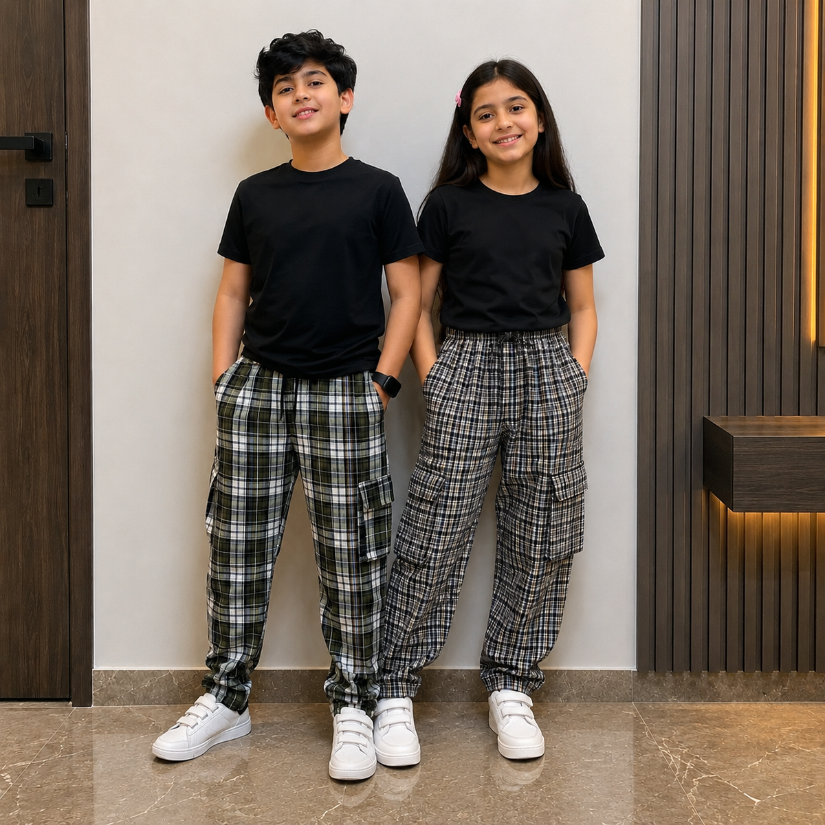 4-Pocket Cargo Trousers-Kids
