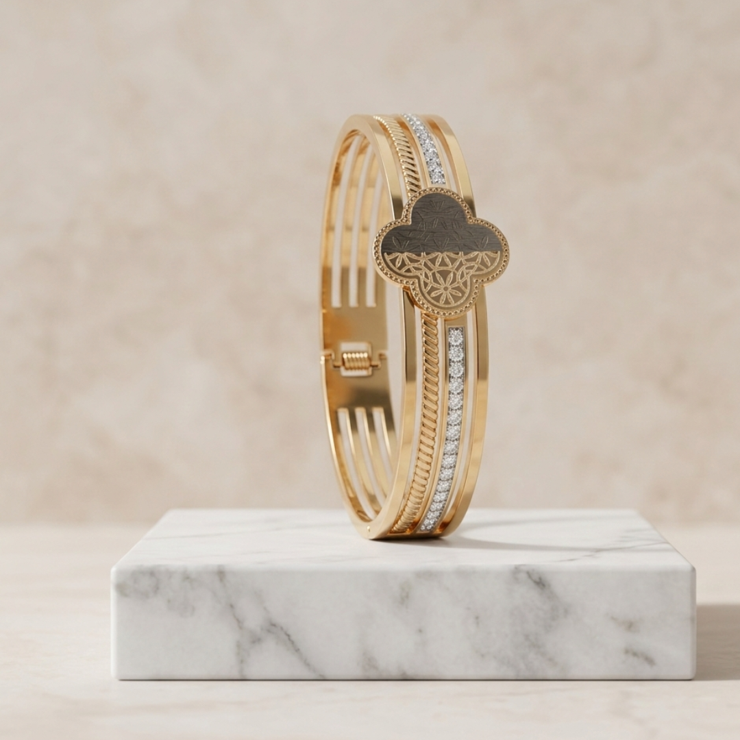 Luxury Clover Stainless Steel Bracelet