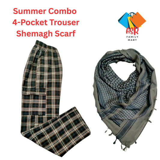Summer Style Combo: 4-Pocket Cargo Trouser + Shemagh Scarf