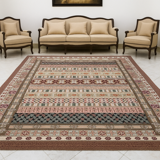 Traditional Multani Jazem – 9x14 Ft – Elegant Geometric Classic