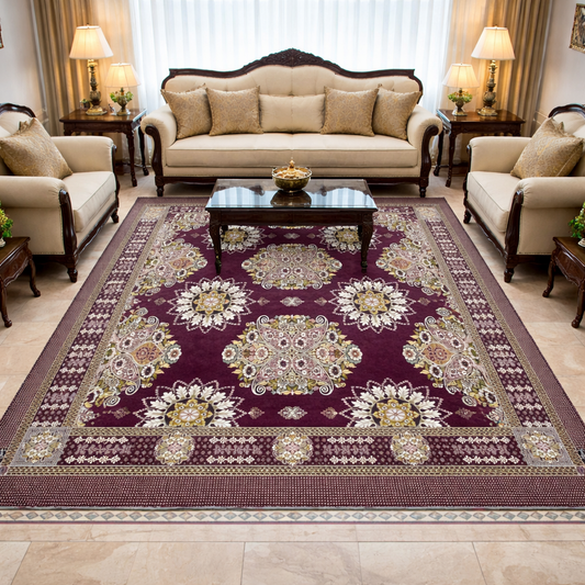 Traditional Multani Jazem – 9x12 Ft – Multi-Medallion Floral FT