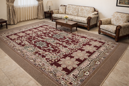 Traditional Multani Jazem – 9x12 Ft –Heritage Floral Medallion FT