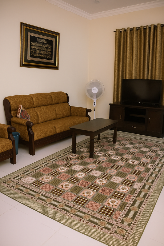 Traditional Multani Jazem – 9x10 Ft – Geometric Floral Classic