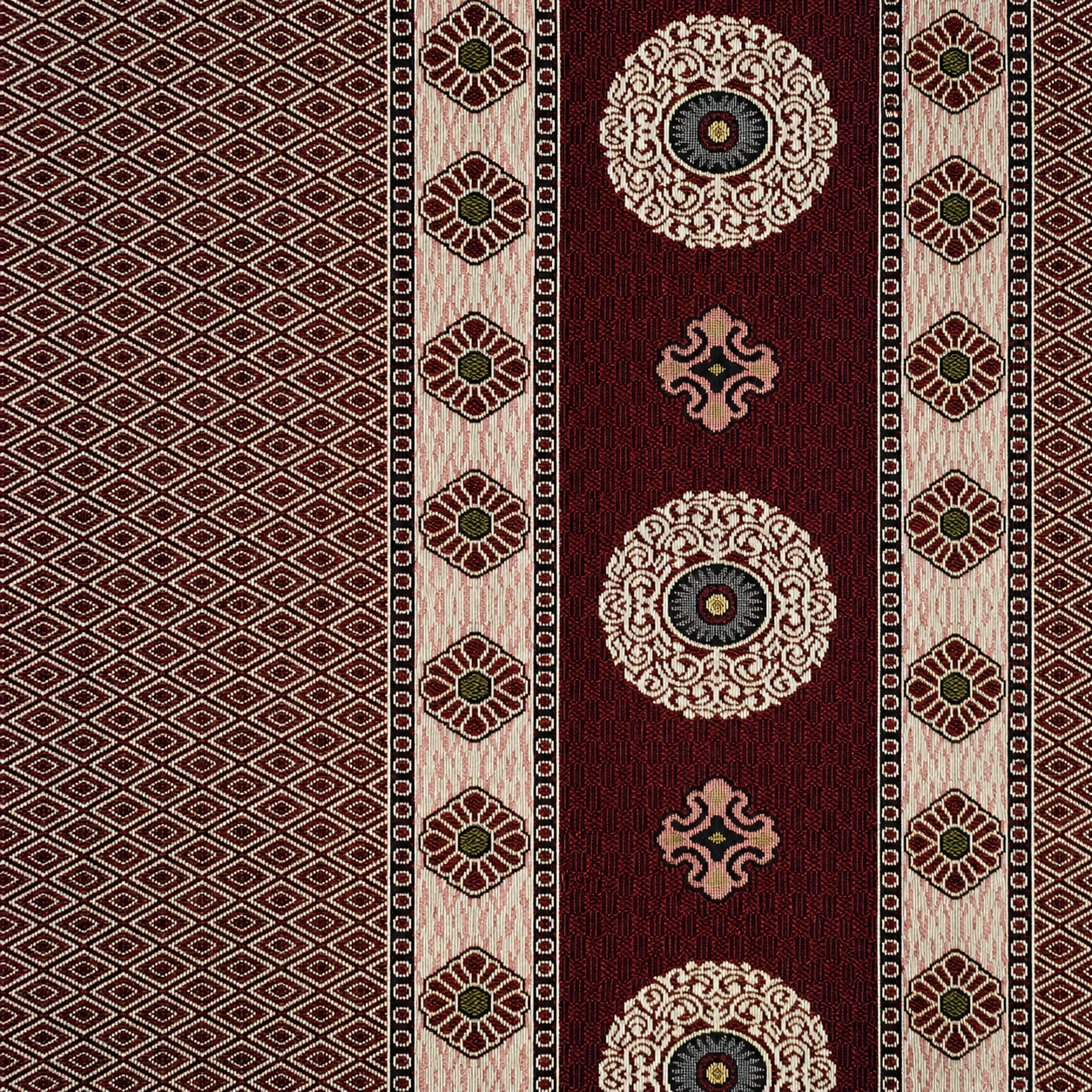 Traditional Multani Jazem – 9×11 Ft – Royal Mehrab & Circular Motif Design