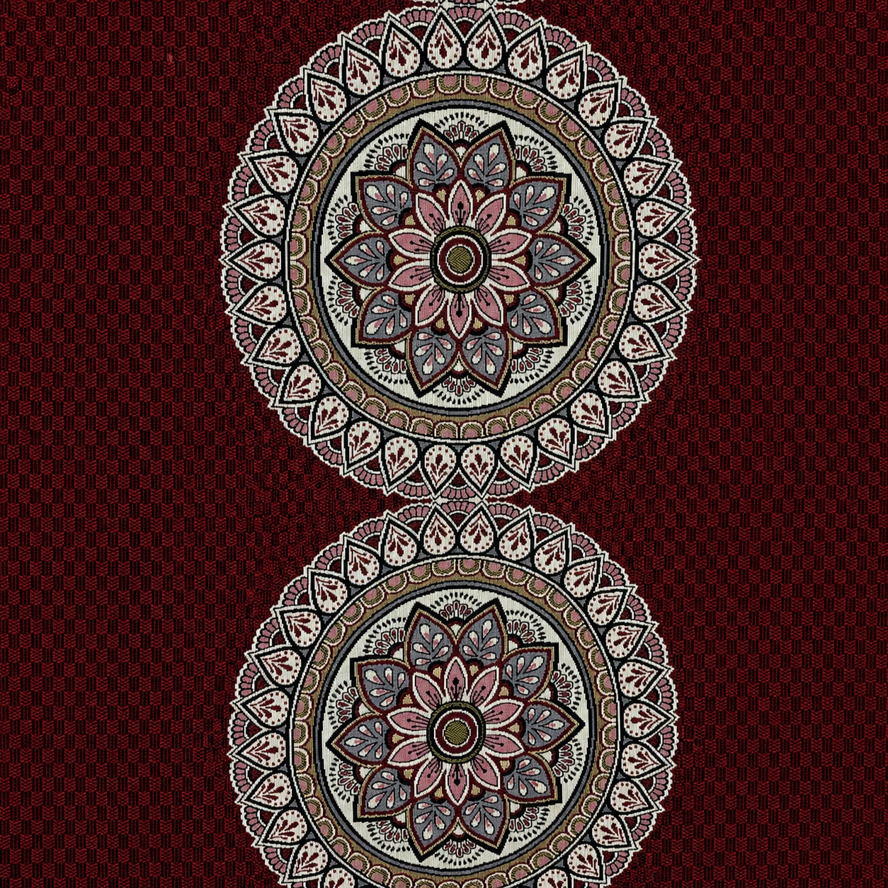 Traditional Multani Jazem – 9×15 Ft – Royal Mehrab & Circular Motif Design
