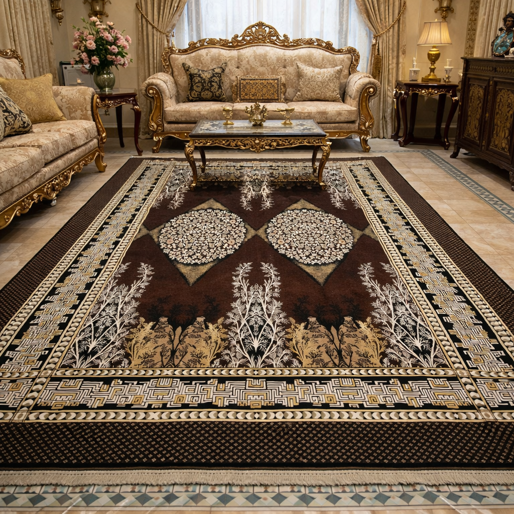 Traditional Multani Jazem – 9x11 Ft –Diamond Medallion Classic FT