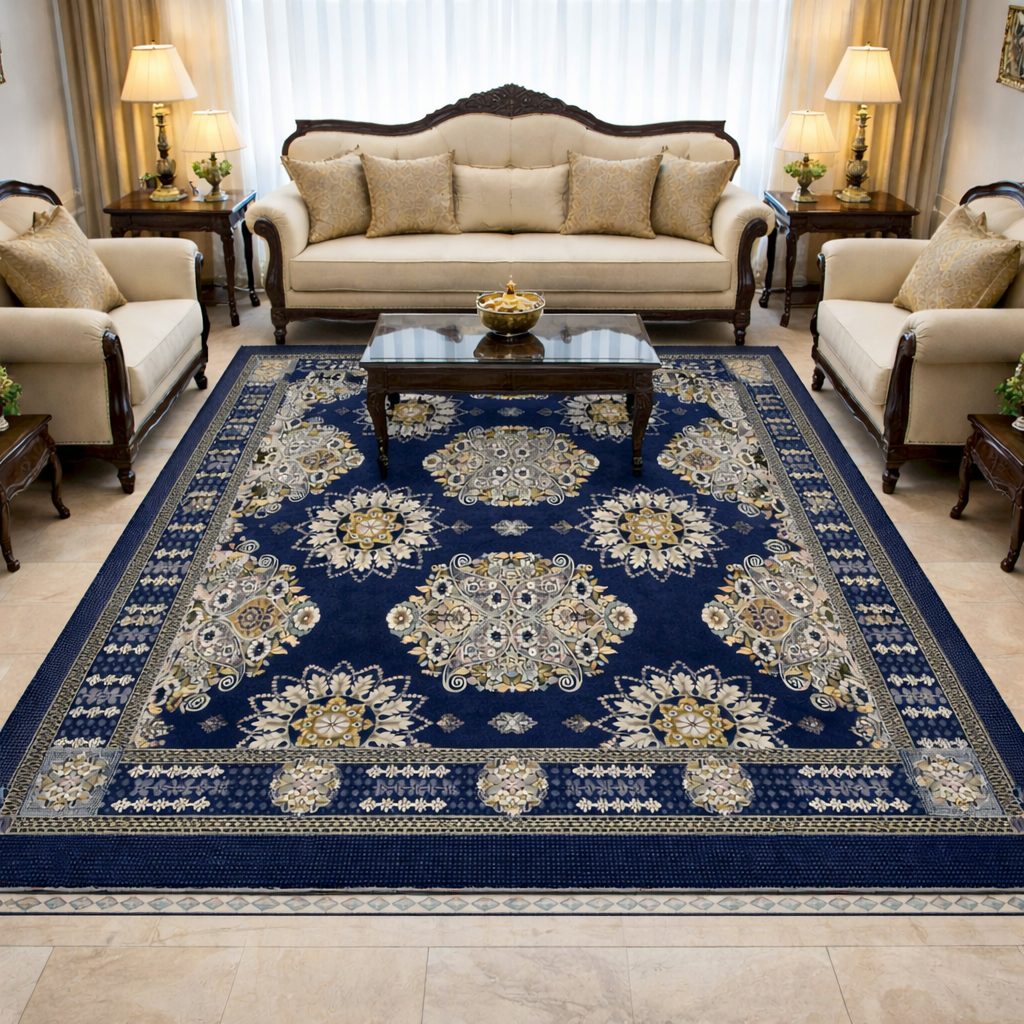 Traditional Multani Jazem – 9x12 Ft – Multi-Medallion Floral FT