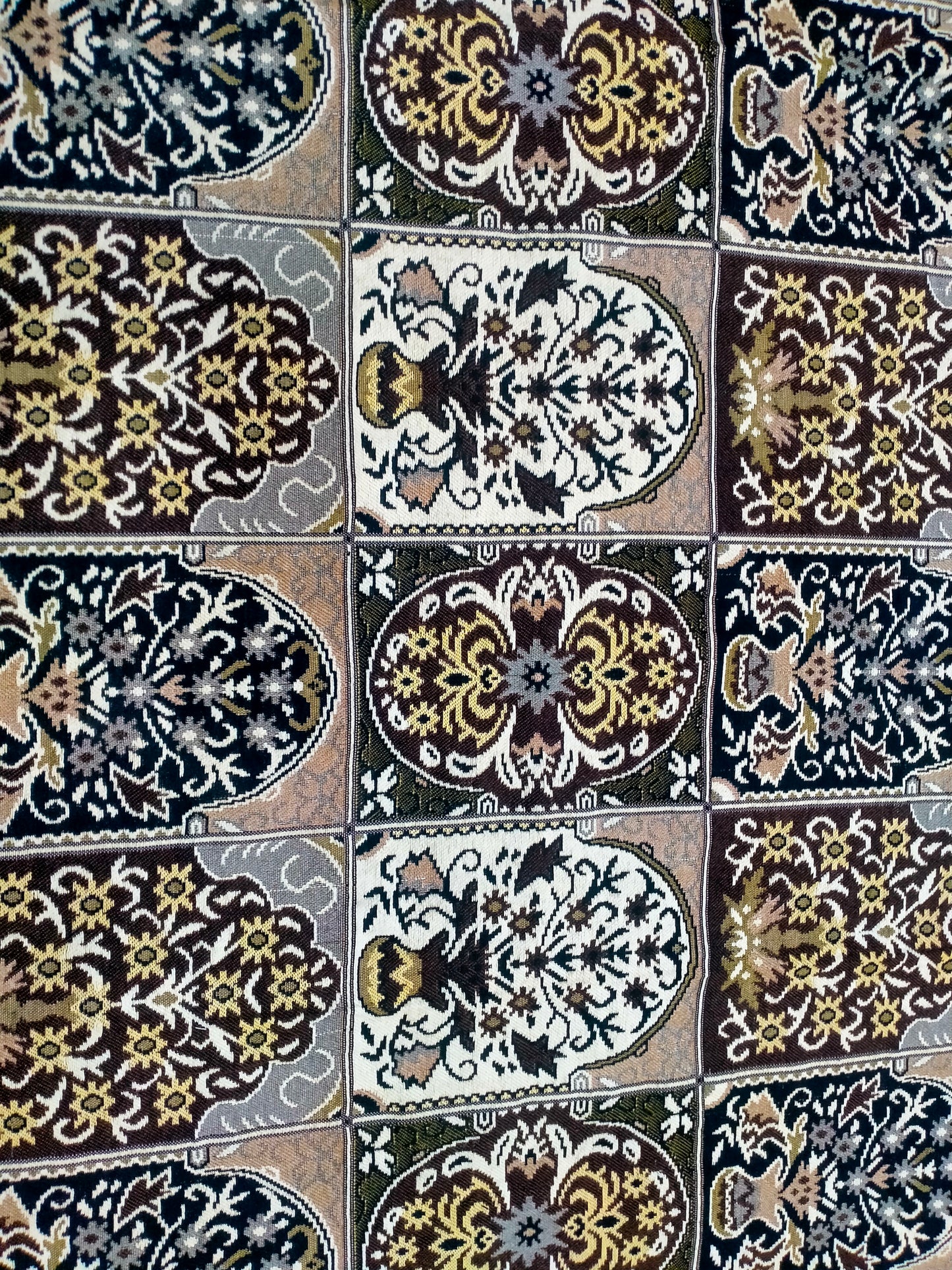 Traditional Multani Jazem –9*12 Ft- Heritage Floral Panels FT