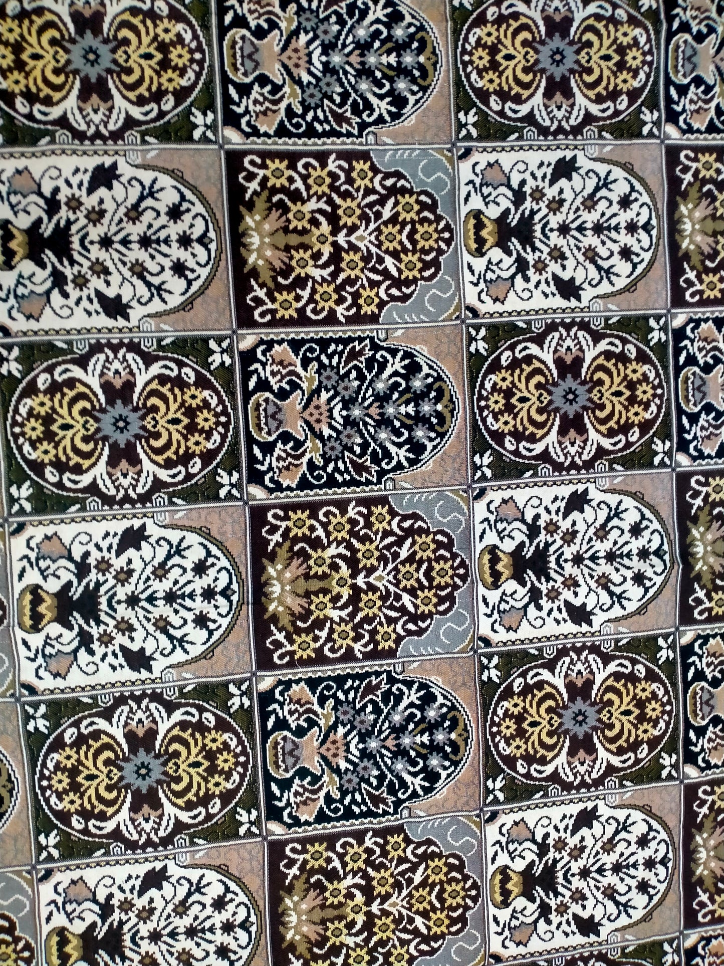 Traditional Multani Jazem –9*12 Ft- Heritage Floral Panels FT