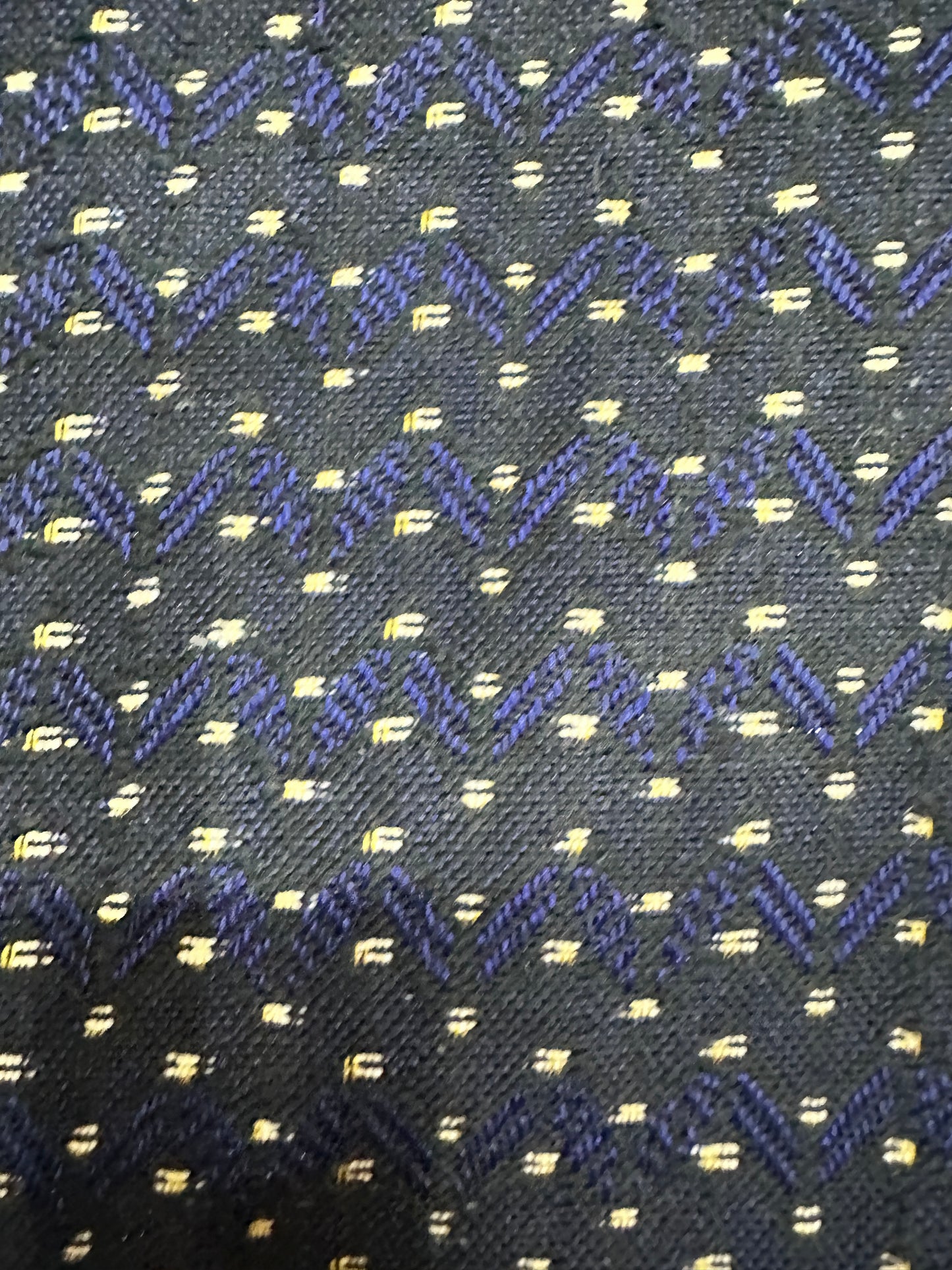 Classic Blue Multani Bedsheet – Central Stripe Pattern