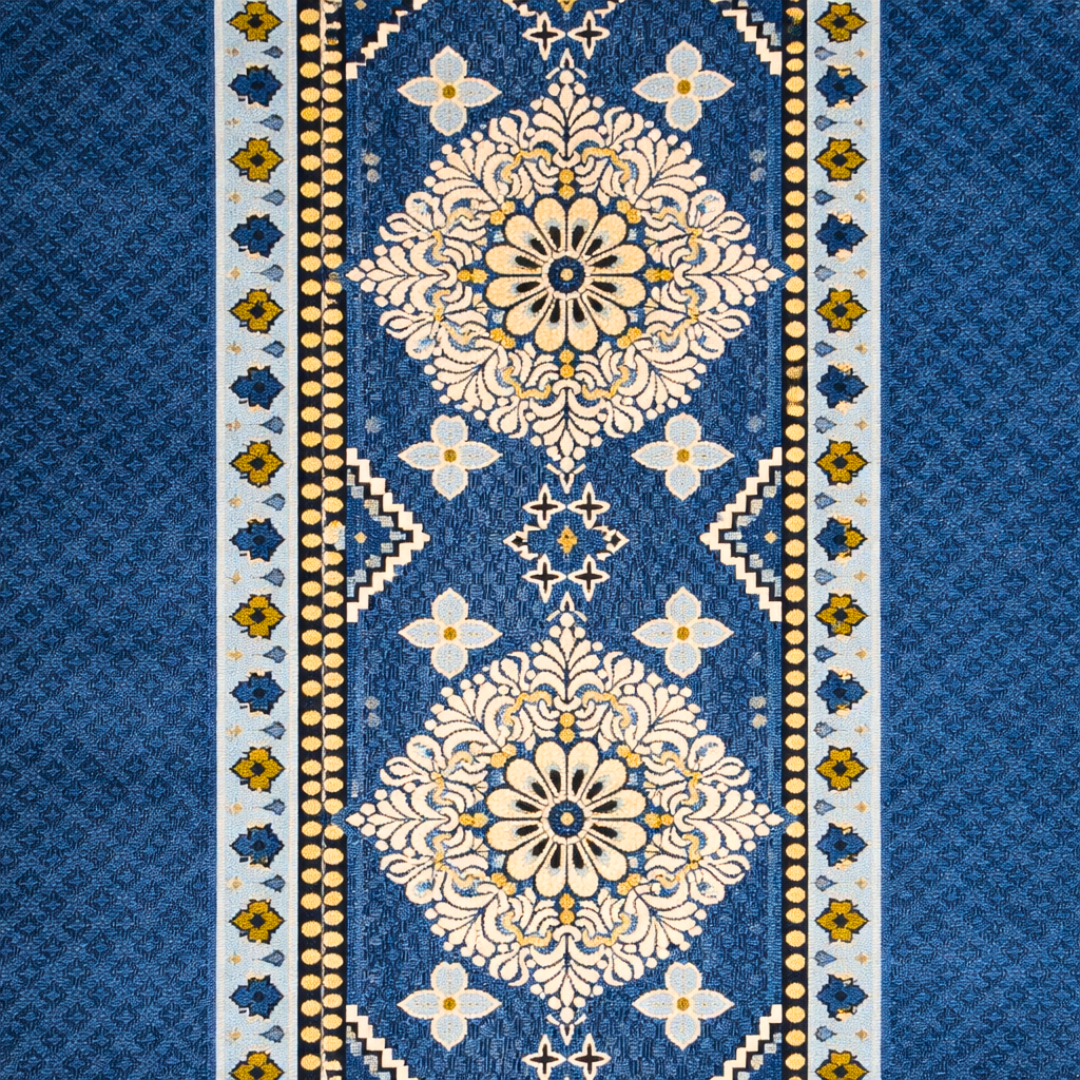 Traditional Multani Jazem – 9x12 Ft – Geometric Floral Stripes FT
