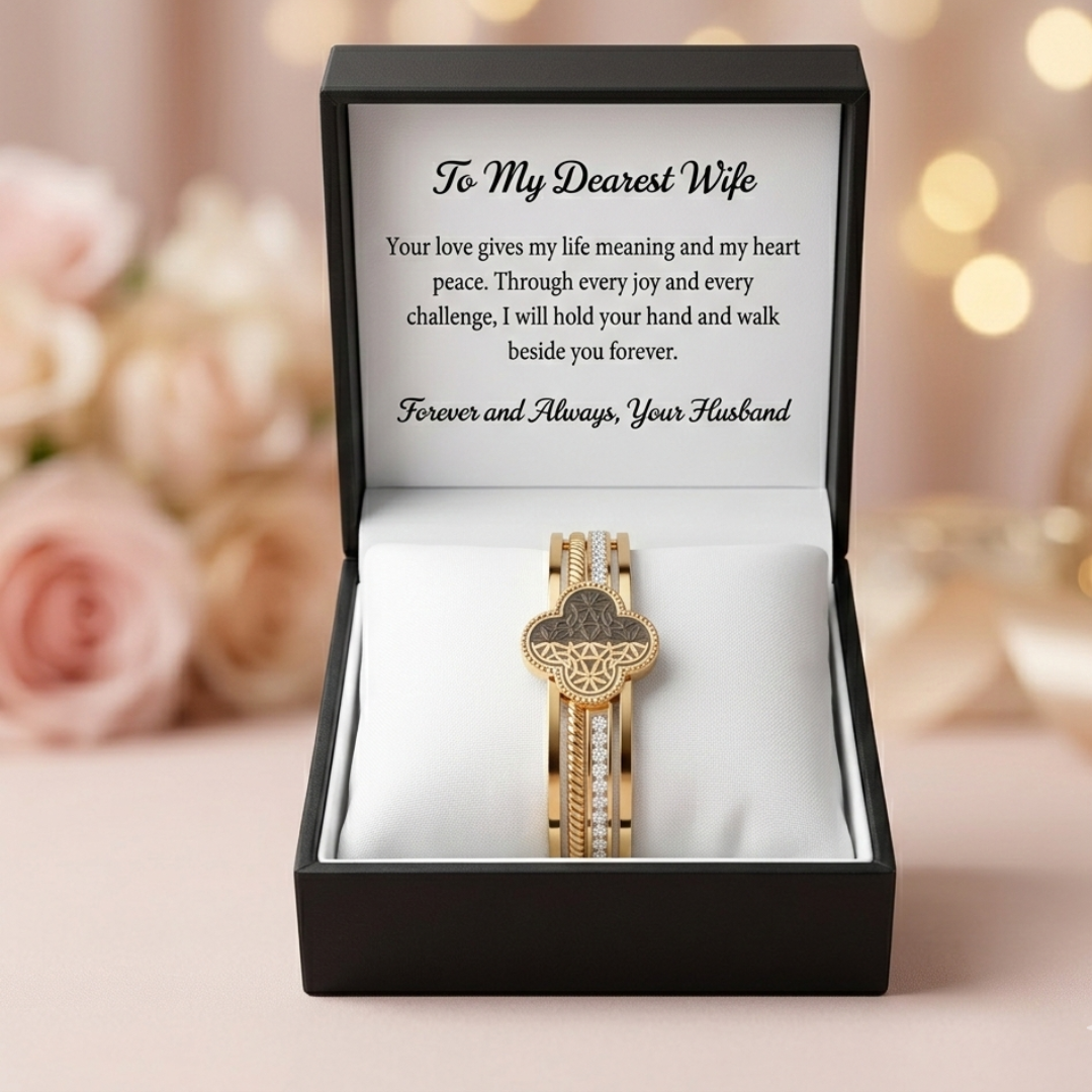 Luxury Clover Stainless Steel Bracelet