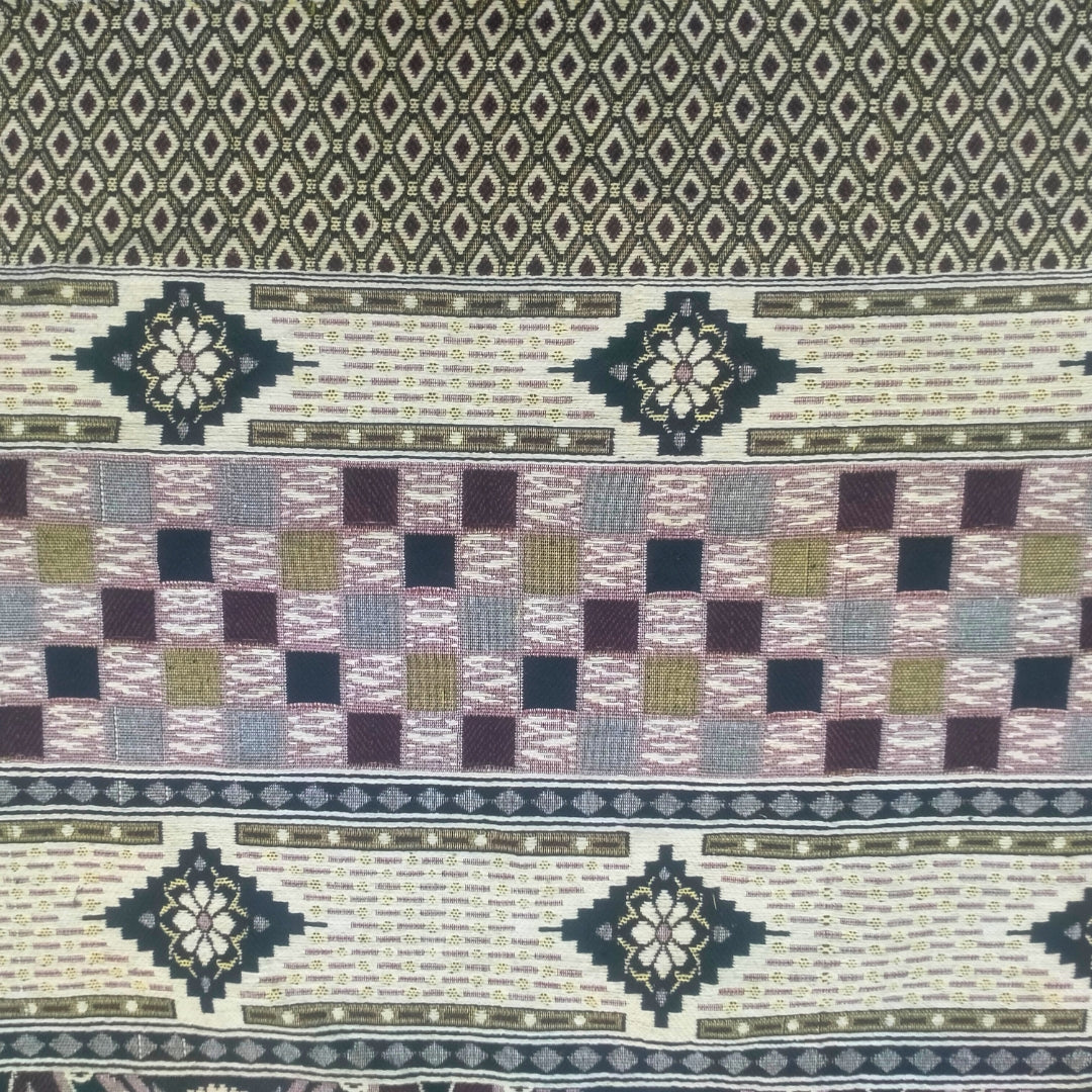 Traditional Multani Jazem-9*10 Ft-Timeless Geometric Art