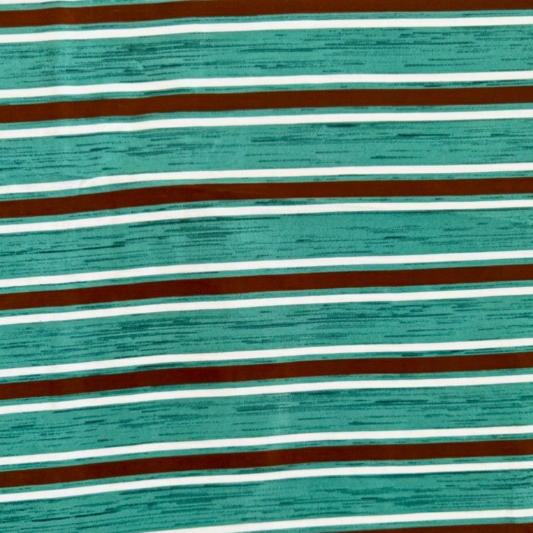 Heritage Floral Striped Soft Cotton Bedsheet Set