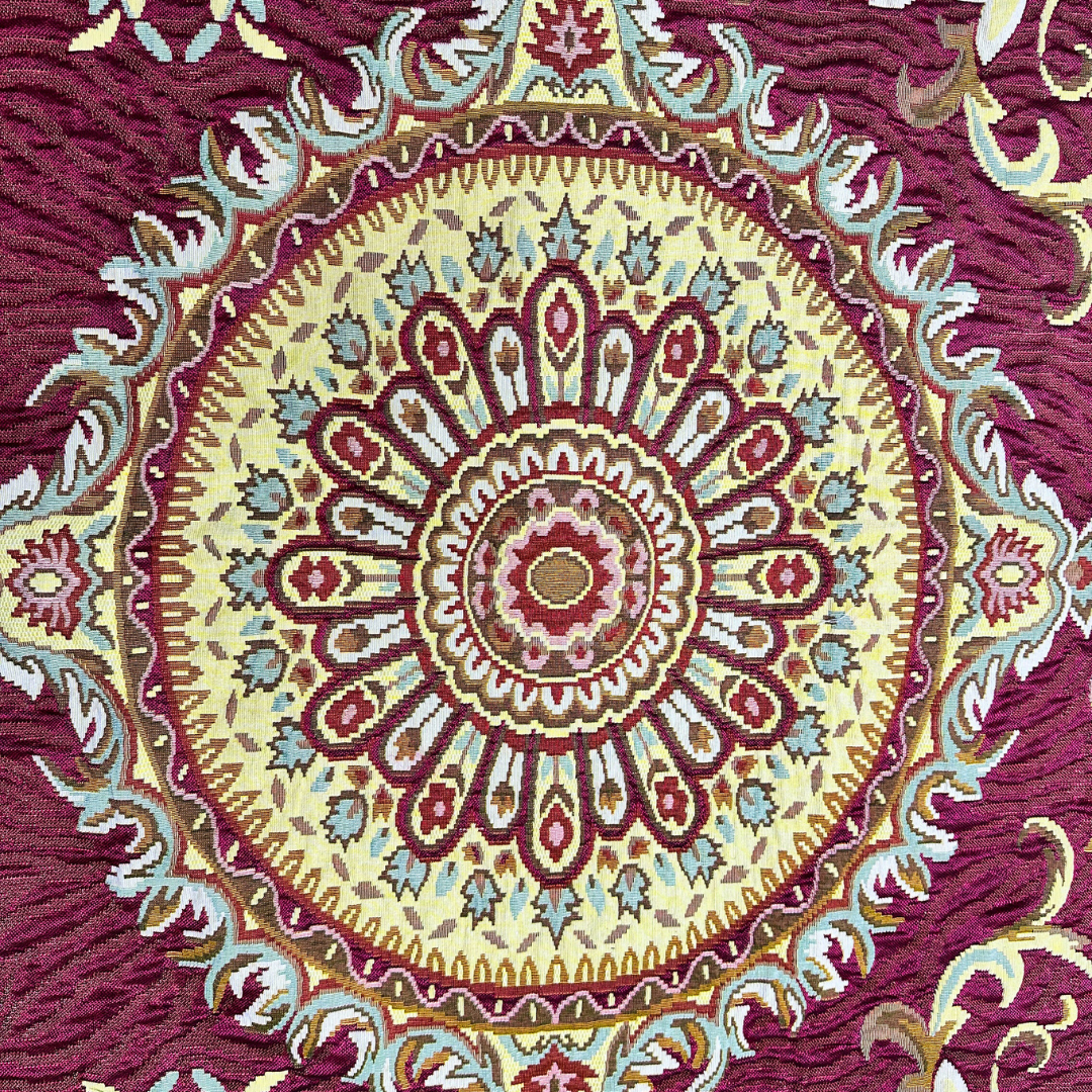 Mora Medallion Multani Bed Sheet –Pink Classic Design