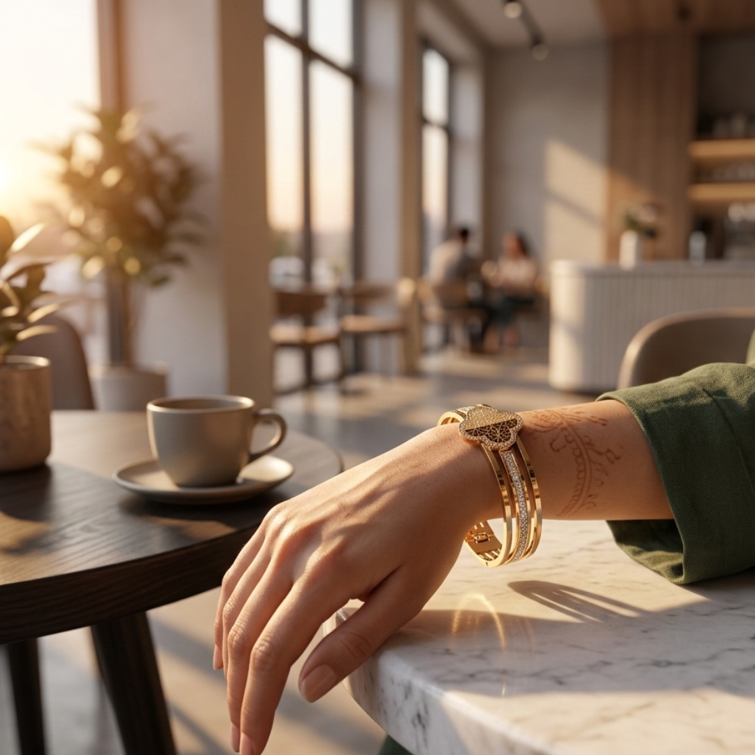 Luxury Clover Stainless Steel Bracelet
