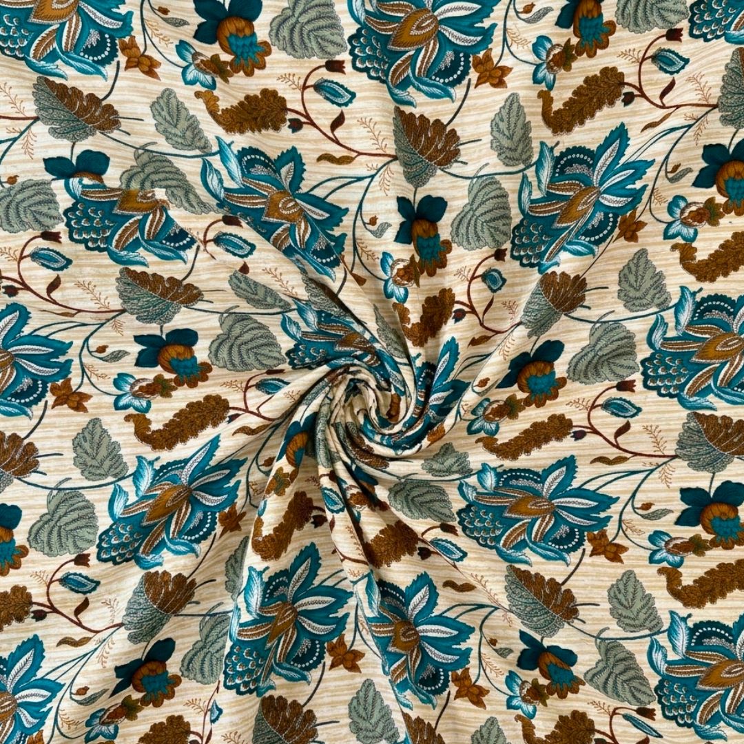 Blossom Border Soft Cotton Bedsheet Set