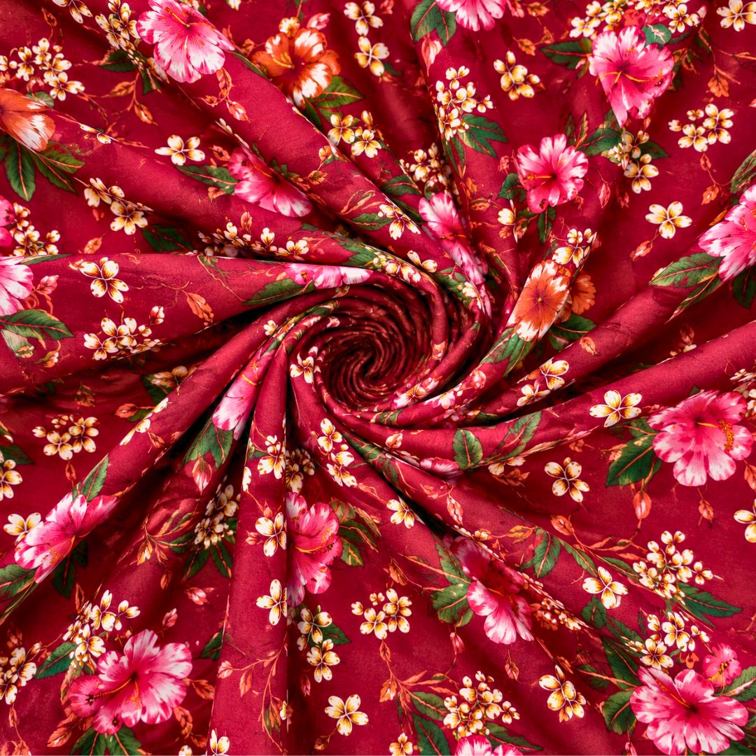 Classic Roseate Soft Cotton Printed Bedsheet Set