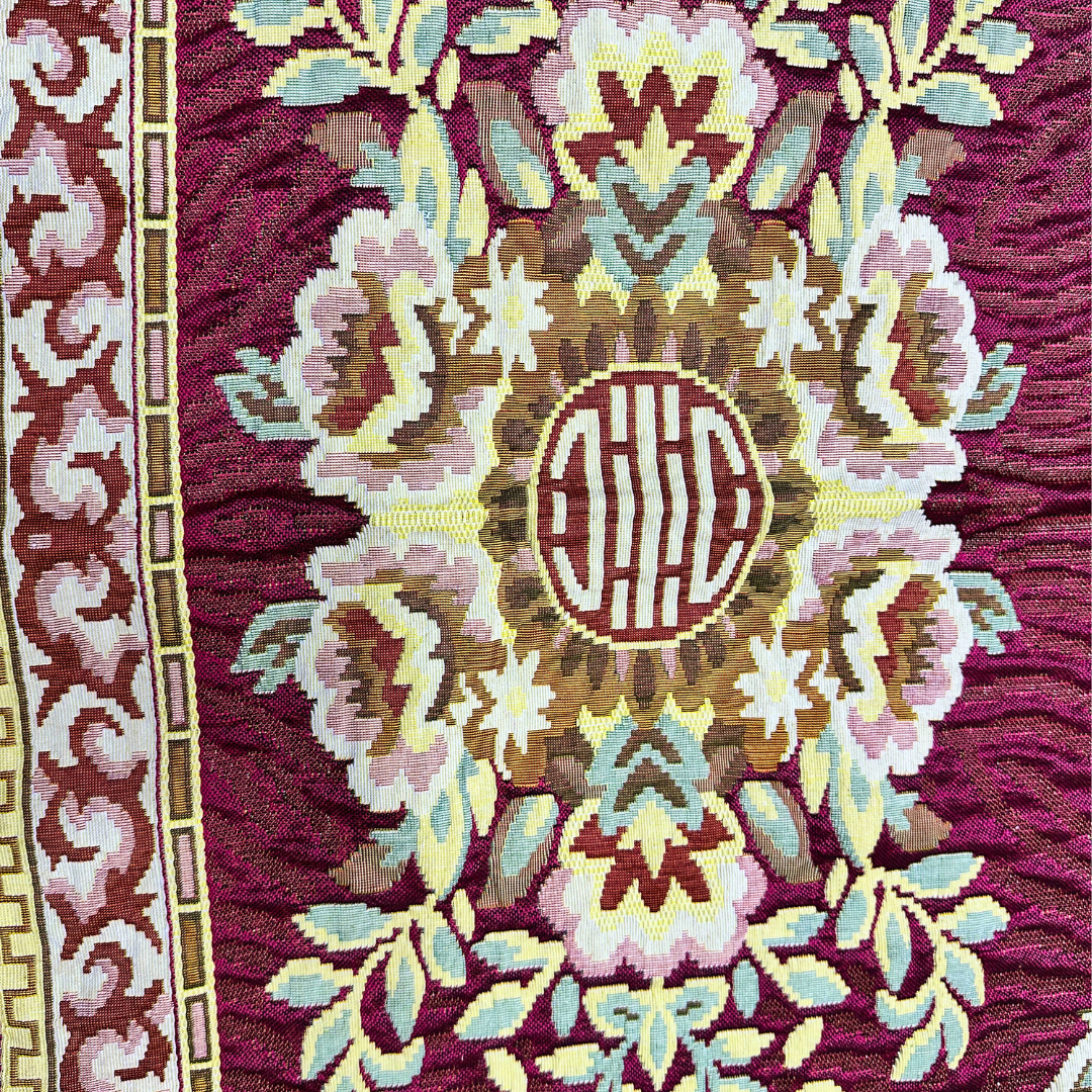 Mora Medallion Multani Bed Sheet –Pink Classic Design