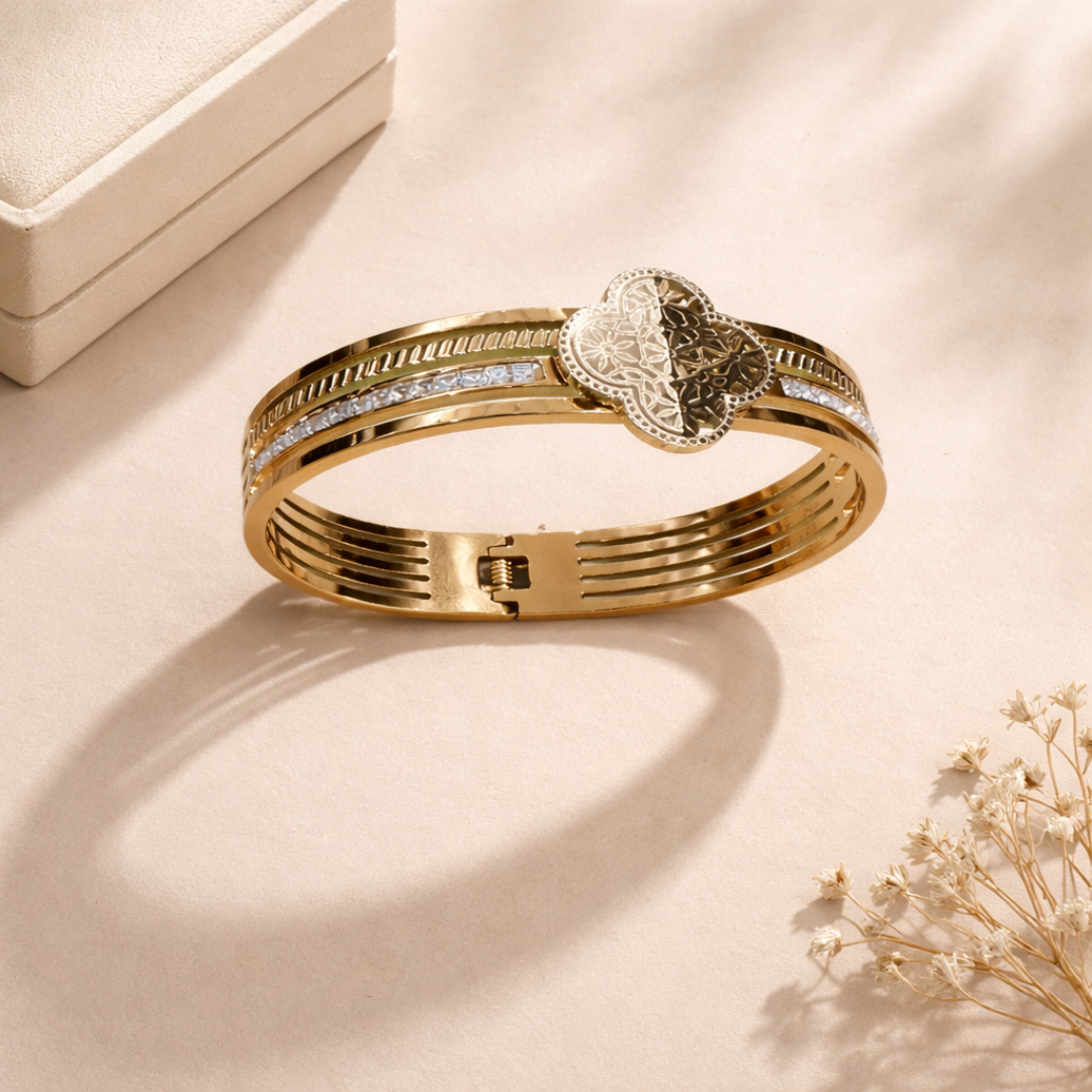 Luxury Clover Stainless Steel Bracelet