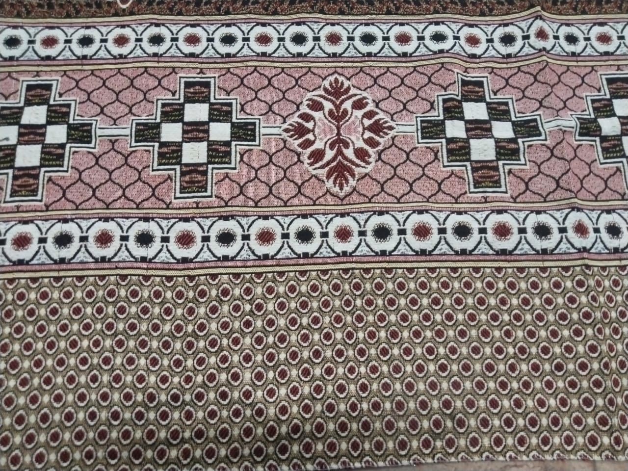 Traditional Multani Jazem – 9x11 Ft – Floral Grid Classic