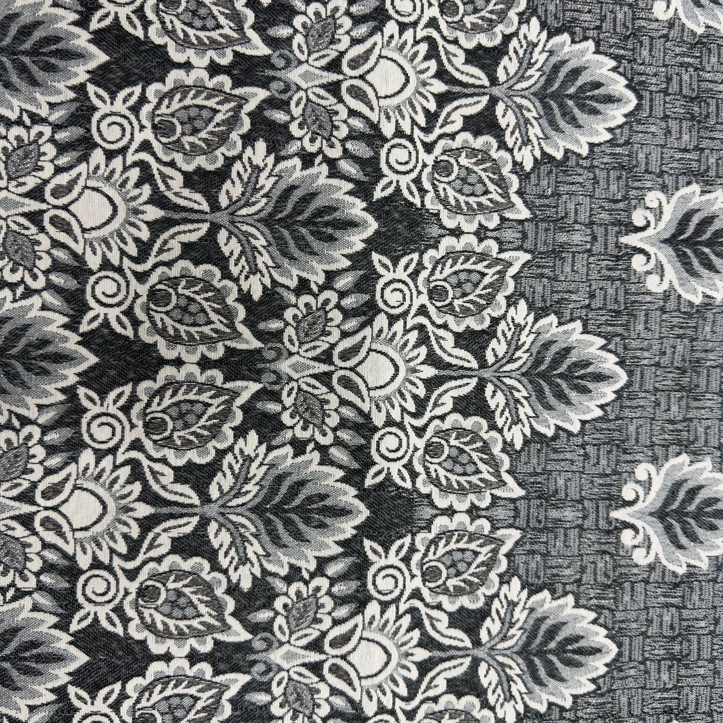 Grey Diamond Motif Multani Bedsheet Set