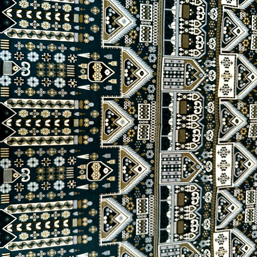 Traditional Multani Jazem – 9×12 Ft –Tribal Geometric Pattern